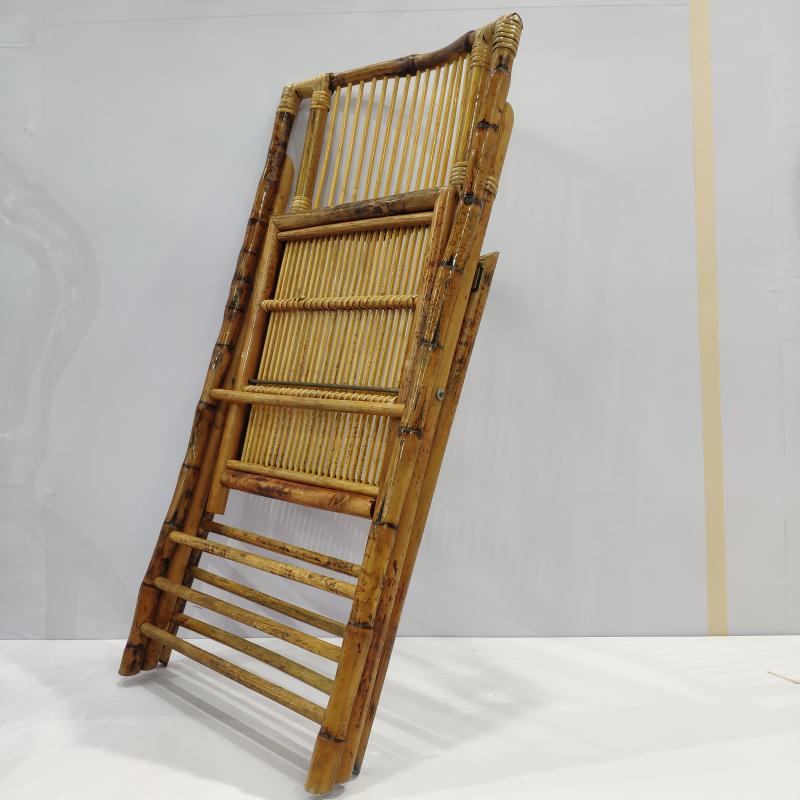 Traditional Classic Bamboo Folding Chair   Traditional Classic Bamboo Folding Chair 2 